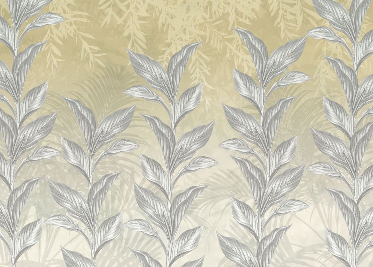 Tapete mit Pflanzenmotiv