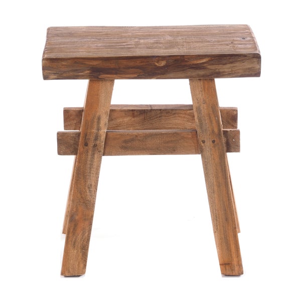 Hocker VINTAGE 40 Massivholz 01 natur-vintage