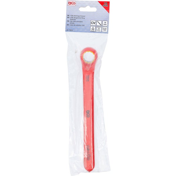 BGS VDE Einringschlüssel 19 mm in Verpackung