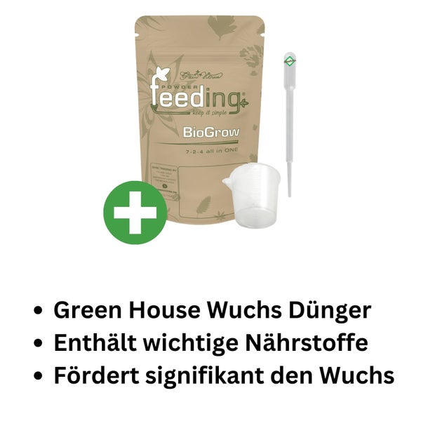 Green House Feeding Bio Grow Dünger 500 Gramm – natürliches Wachstum, organische Rohstoffe