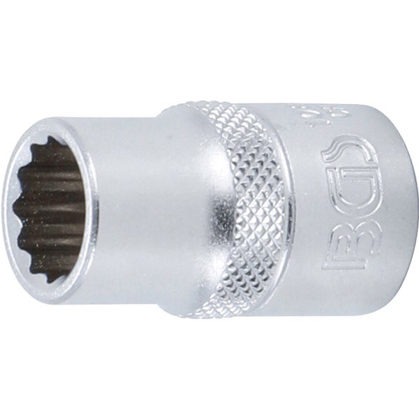 BGS Steckschlüssel-Einsatz-Satz Zwölfkant Antrieb Innenvierkant 12,5 mm (1/2) Zollgrößen 10tlg. - 9114