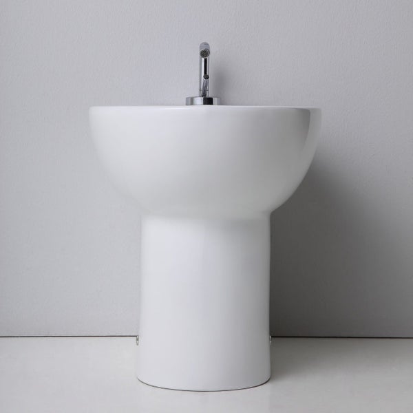 Stand-Bidet aus Sanitärkeramik, weiß glänzend | Patascoss
