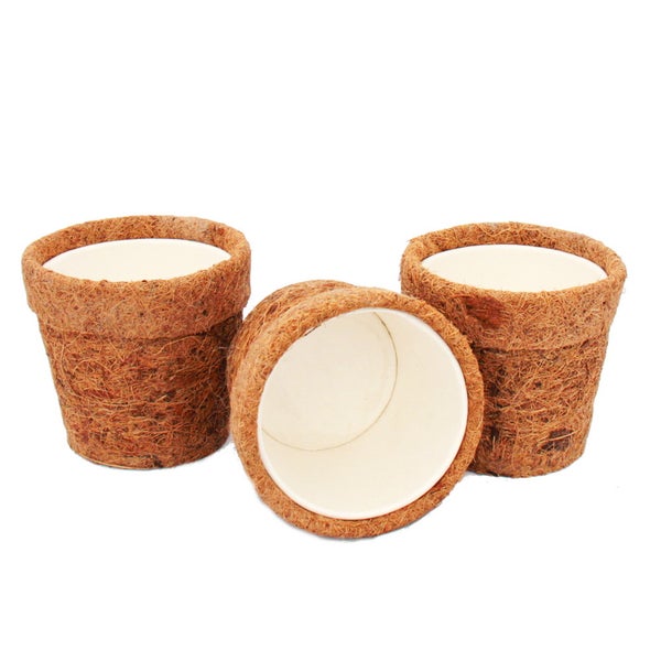 Kokodama - Leerer Pflanztopf 10cm - 3er Set