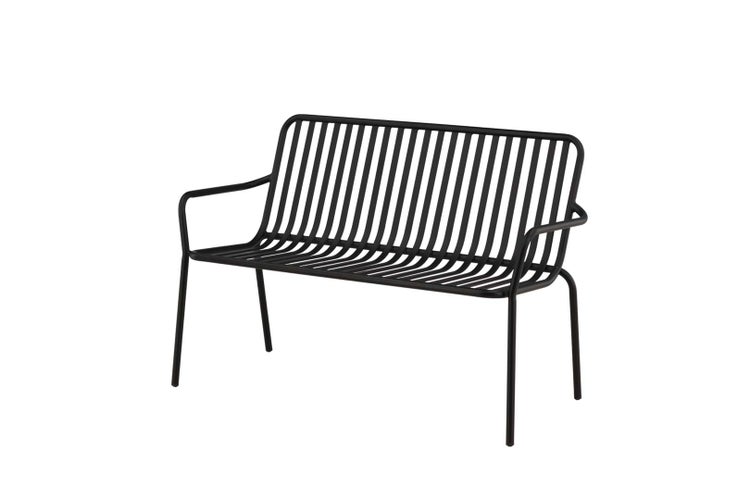 Peking Gartenbank schwarz. 130 X 64 X 85 cm