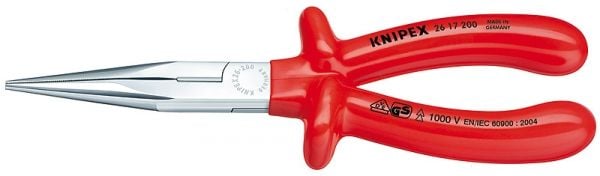 Knipex Flachrundzange mit Schneide - 2617200