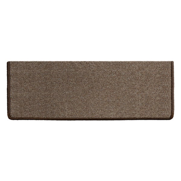 FLOORDIREKT Stufenmatte London - mit Umkettelung - Hellbraun - Rechteckig - 23,5 x 65 cm