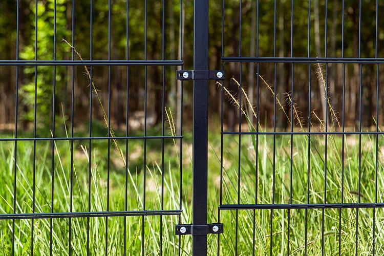 Doppelstabmattenzaun MORATA Berg Höhe: 200 cm / Länge: 30 m ohne Eckpfosten I Gartenzaun, Mattenzaun