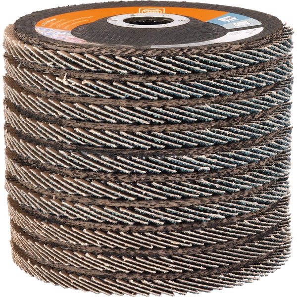 Fein 10x Fächerschleifscheibe Ø 125 Zirkonkorund K60 - 63730023010