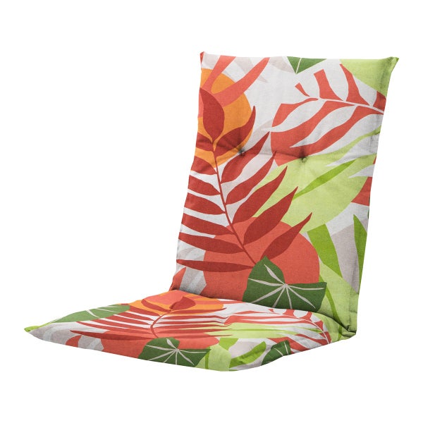 Gartenstuhlauflage niedrige Rückenlehne Iven terra - ca. 105x50 cm - 4er-Set
