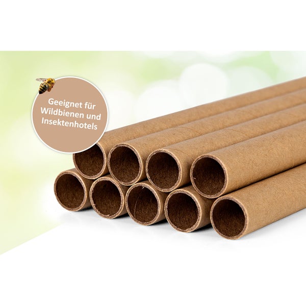 200 Nisthülsen CULT at home Wildbienen Insektenhotel Ø 6 mm - Länge 15 cm – Zubehör Füllmaterial