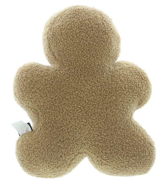 Plüschkissen in Form eines Lebkuchenmanns