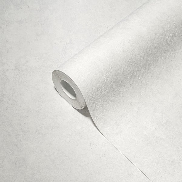 Nahaufnahme einer weißen Strukturtapete