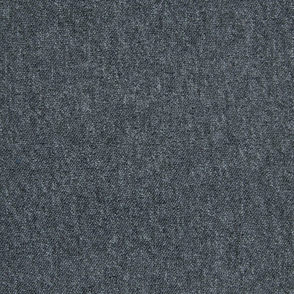 Teppichfliesen selbstliegend grau Schlingenware Teppichboden als Fliesen in 50x50 cm Schlingenteppich Fliesen anthrazit für Büro und Arbeitszimmer