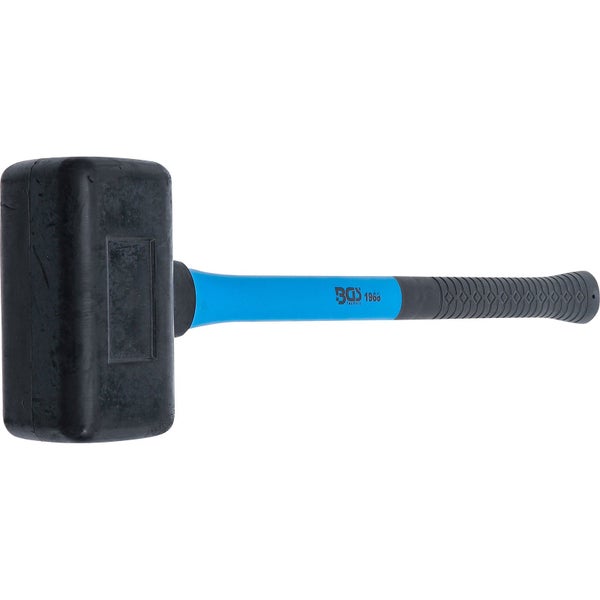 Gummihammer mit blauem Griff