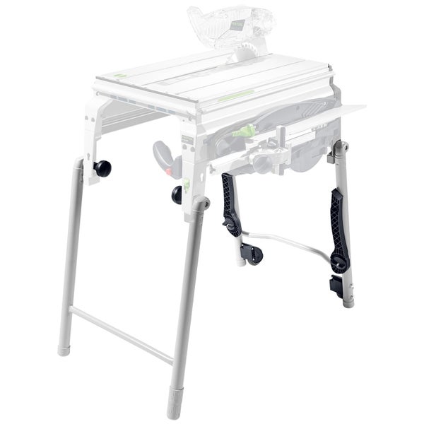 Bockrolle mit schwarzem Rad und Gehäuse aus verzinktem Stahl.