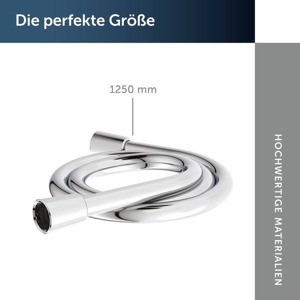 Brauseschlauch, 1250 mm, zur Veranschaulichung der Größe