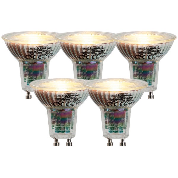 5er Set GU10 LED Lampe 6W 425lumen 2700K dimmbar