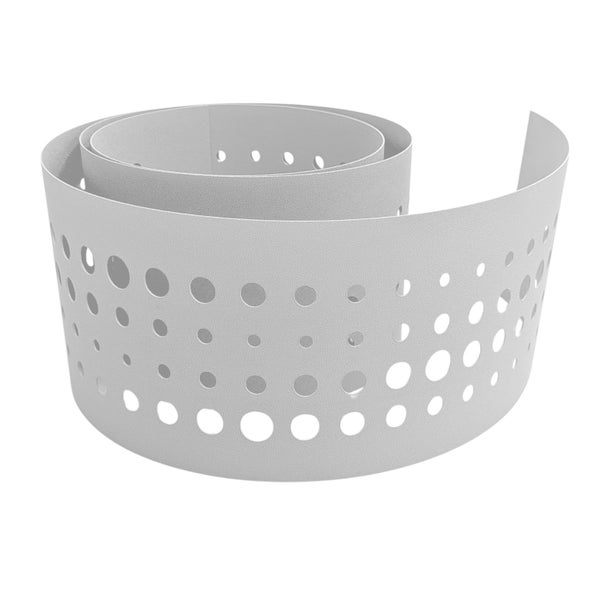 Gelochtes Kunststoffband aufgerollt