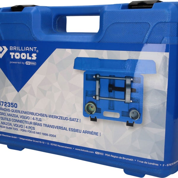 BRILLIANT TOOLS Hinterachs-Längslenkerbuchsen-Werkzeug-Satz für Ford Mazda Volvo 4tlg. - BT672350