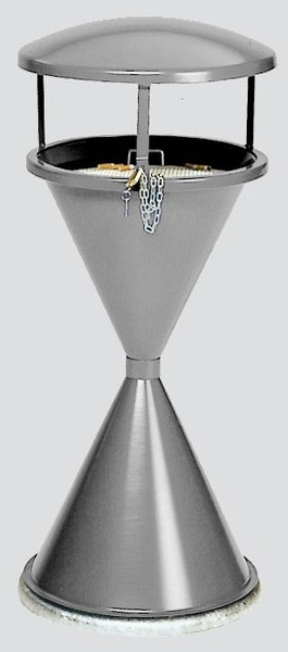 PROREGAL Dach Für Klassischen Standascher HxBxT 23 x 44 x 44 cm Stahlblech Silber