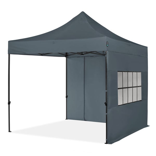 VONROC Pavillon 3x3m wasserdicht stabil - Partyzelt EasyUp System [3Min Aufbau] Popup Faltpavillon modular erweiterbar als Festival Zelt, Gartenpavillon