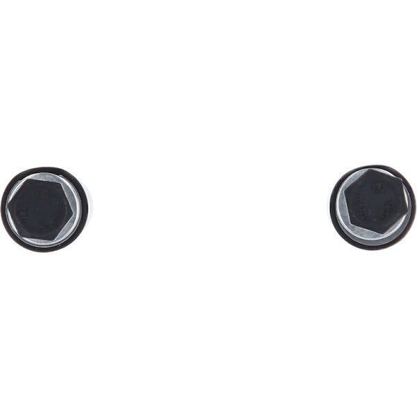 Zwei Sechskantmuttern aus Metall