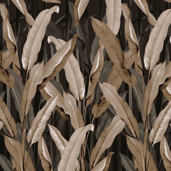 Tapete mit Pflanzenmotiv