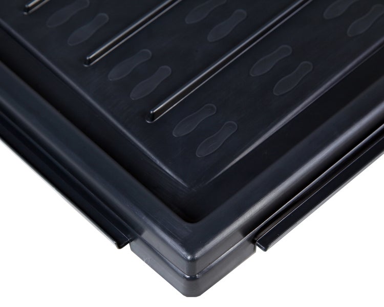 Ondis24 Schuhabtropfschale 39 x 31 cm steckbar schwarz