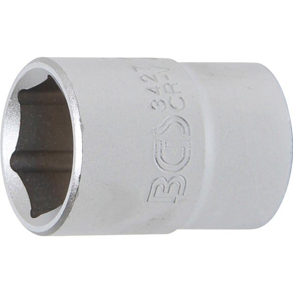 BGS Steckschlüssel-Einsatz Sechskant Antrieb Innenvierkant 20 mm (3/4) SW 27 mm - 3427