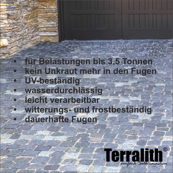 Terralith 2K Pflasterfugenmörtel PKW 26 kg -marone-
