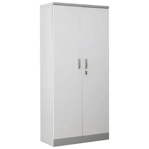 PROREGAL Aktenschrank Beetle 4 Fachböden HxBxT 195 x 92 x 42 cm Grau & Weiß