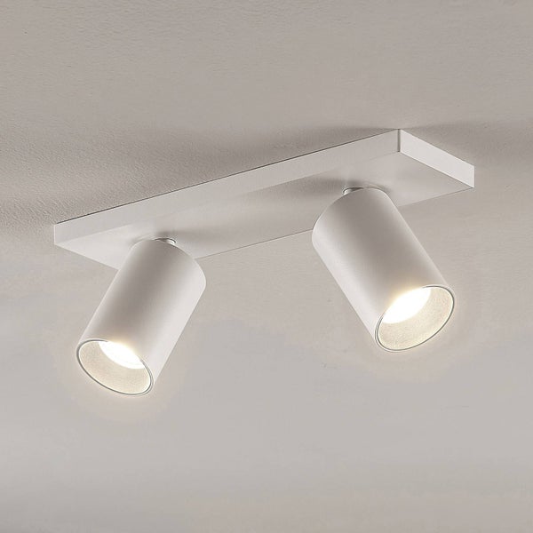 Arcchio Deckenlampe / Deckenstrahler 350° drehbar, 90° schwenkbar Deckenspot 2 x GU10 max. 8W ohne Leuchtmittel Deckenleuchte Strahler Spot