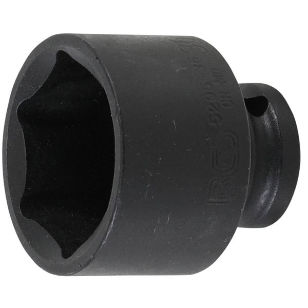 BGS Kraft-Steckschlüssel-Einsatz Sechskant Antrieb Innenvierkant 12,5 mm (1/2) SW 36 mm - 5205-36
