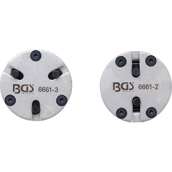 BGS Bremskolben-Rückstelladapter-Satz universal mit 2 & 3 Stiften 2tlg. - 6661