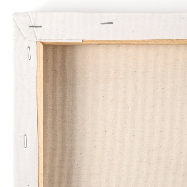 Leinwand  extra DEEP 4er Set 70x70 cm (LxB) hoher Keilrahmen weiß