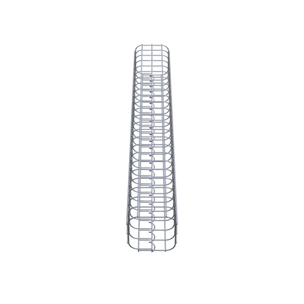 Gabionensäule 17 x 17 cm, MW 5 x 5 cm eckig - Höhe: 1,20 m