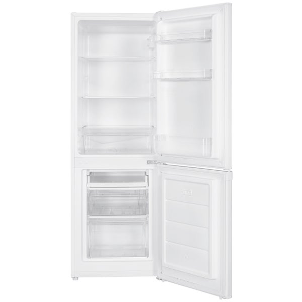 homeX Kühlschrank mit Gefrierfach Kühl-Gefrierkombination freistehend 173 Liter Nutzinhalt 40 dB CFS1110-W weiß
