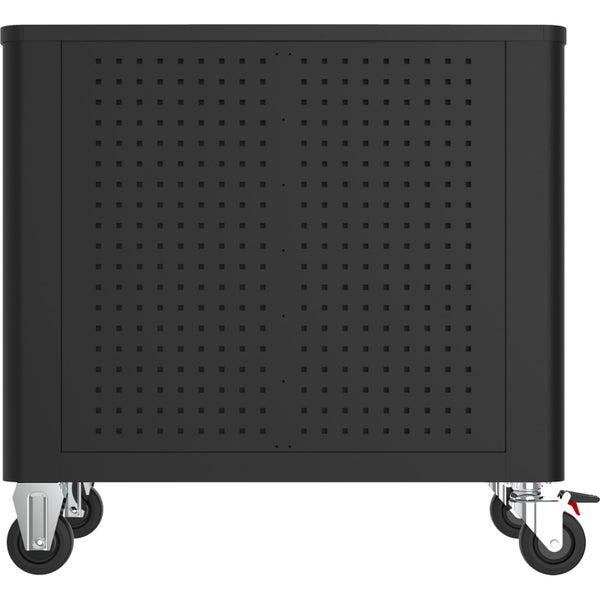 Werkzeugwagen mit Rollen und Lochwand