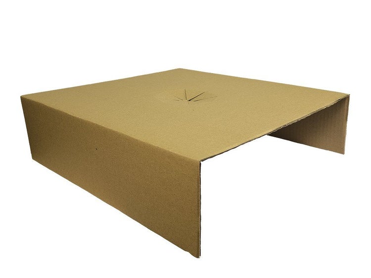 Stabile Schutzabdeckung aus Wellpappe für Duschwannen oder Duschtassen zum Schutz vor Beschädigungen während der Bauphase