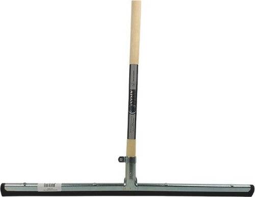 Bodenschieber mit Holzstiel für Reinigungsarbeiten