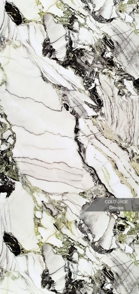 Dekorplatte Cold Jade von Decopa mit Marmoroptik