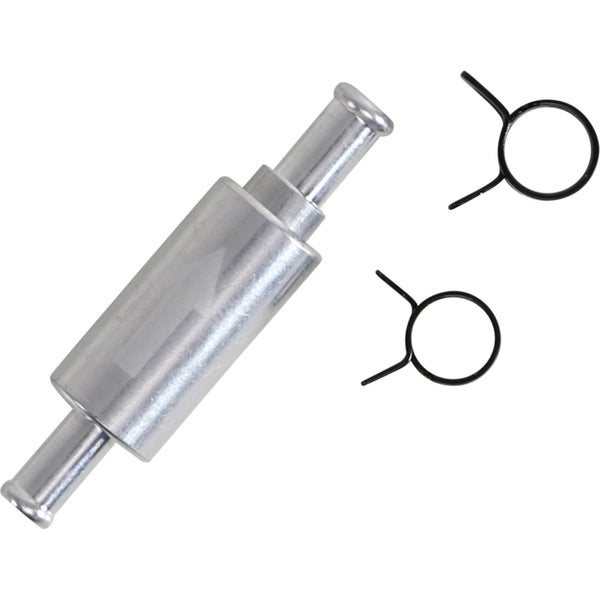 Kraftstofffilter mit zwei Federbandschellen