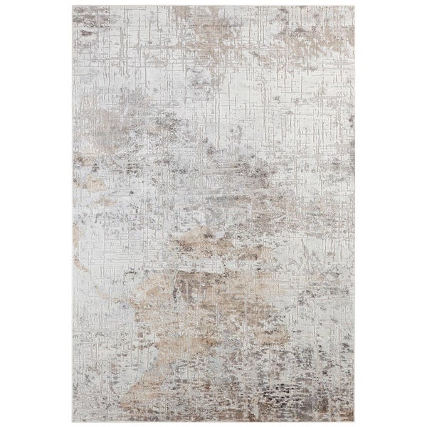Kurzflor Teppich Chameis Beige Kupfer - 160x230x0,4cm
