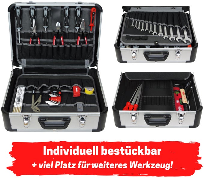 FAMEX 429-88 Werkzeugkoffer PRO bestückt mit Werkzeug 48-tlg.