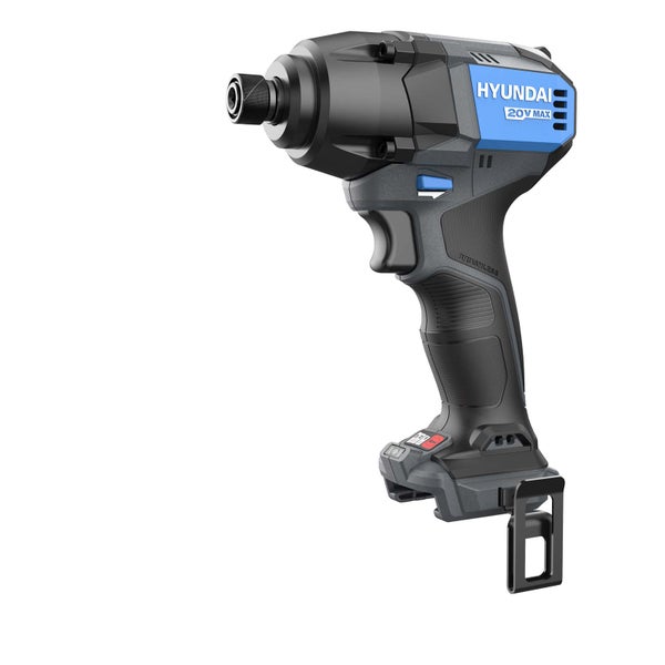 Hyundai Akku Schlagschrauber 20 Volt Max mit bürstenlosem Motor für Heimwerkerarbeiten.