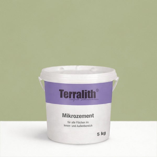 Terralith Mikro Zement Eimer, 5 kg, für den Innen- und Außenbereich