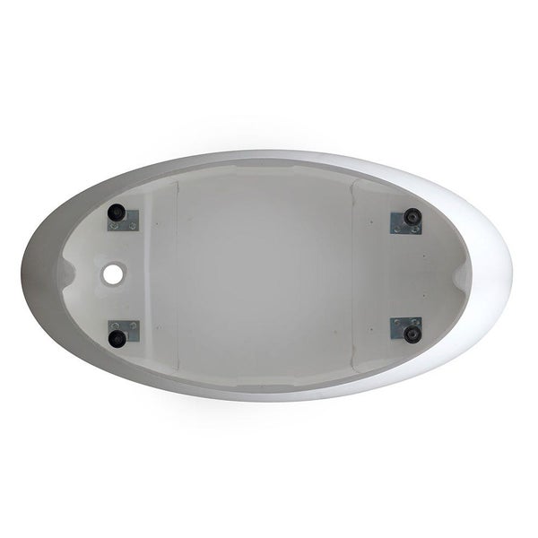 Moderne Badewanne aus Mineralguss freistehend | Serena