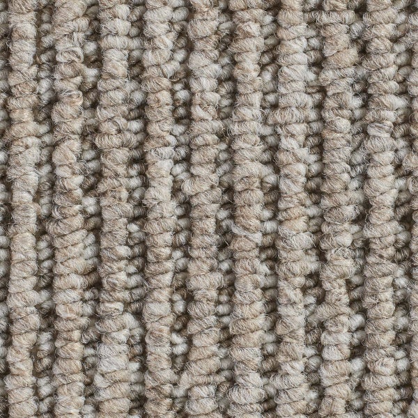 Teppichboden Schlinge Teppich Meterware beige grau 500 cm Breite (Meterware)