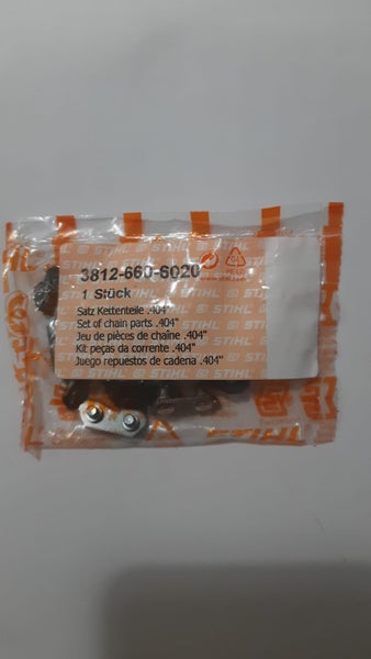 10x STIHL Original Kettenglied Nieten Verbindungsglieder .404 38126606020