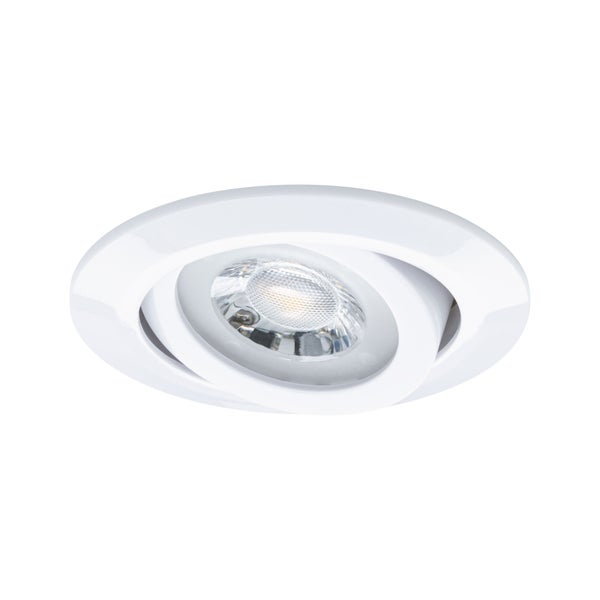 Runde LED Deckenleuchte mit 220 Millimeter Durchmesser und 62 Millimeter Höhe.